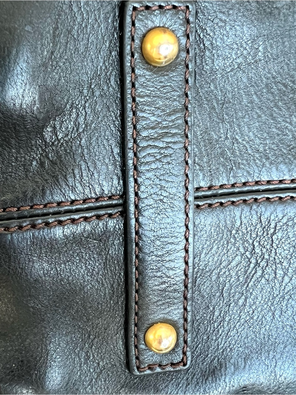 DOONEY & BOURKE Florentine Large Amelie Black Leather Logo Lock Shoulder Tote - Picture 15 of 15
